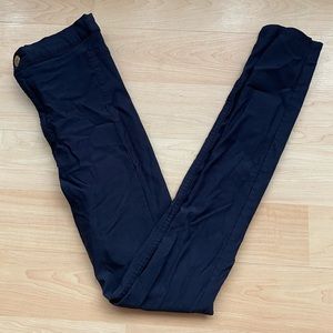 H&M Divided Navy Stretch Pants - Size 6.